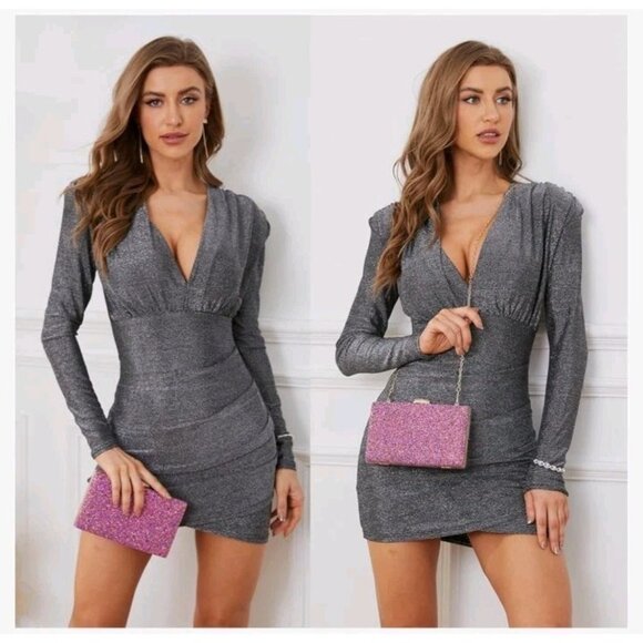 CARIEDO Women's Evening Bag Elegant Clutch Sophisticated Diamond Handbag Prom - Picture 7 of 7